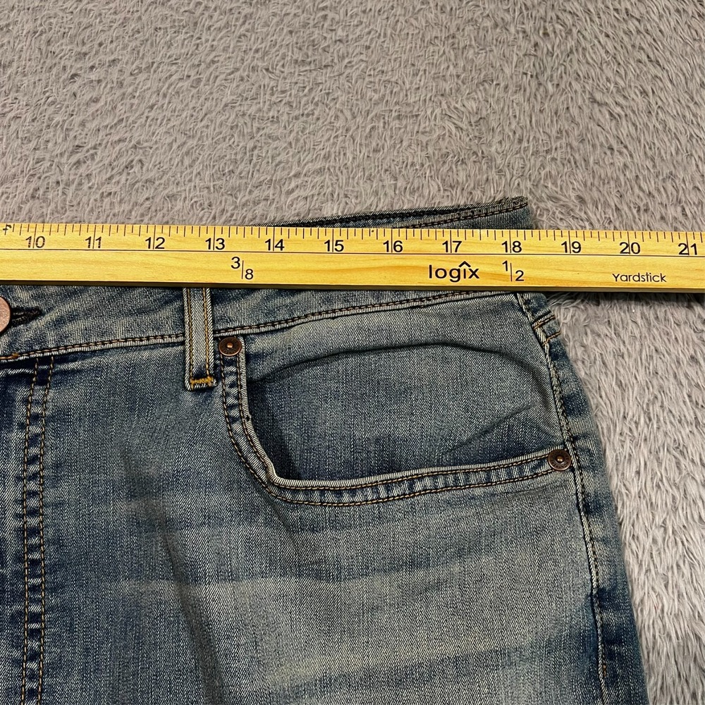 Monfrere Deniro Slim Straight Jeans Palermo Blue Mens 36x33 Tag 38 - Picture 6 of 14